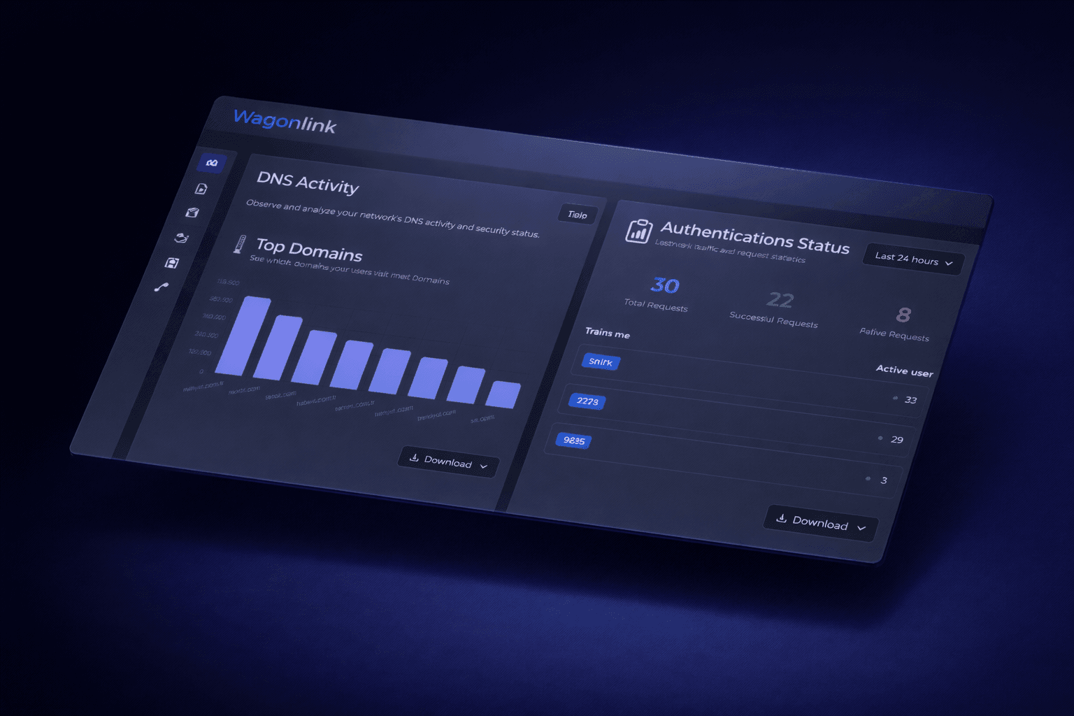 WagonLink admin dashboard